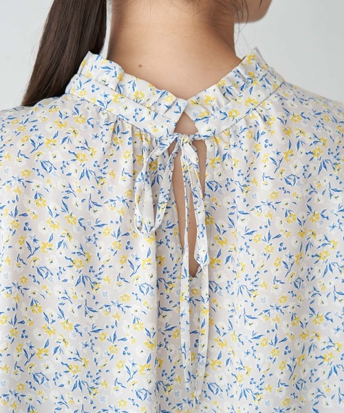 ROPE' PICNIC(ロペピクニック)の「【2WAY】フリルブラウス(シャツ/ブラウス・レディース・ホワイト/ライトグレー/ブラック/ブラック系その他/ブルー系その他・40/38)」の9枚目の写真