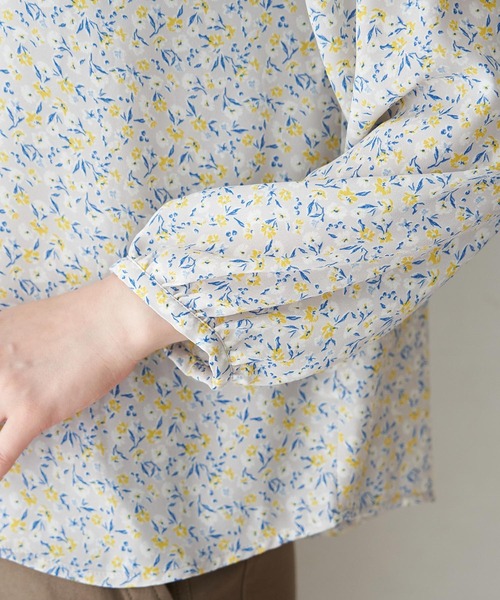 ROPE' PICNIC(ロペピクニック)の「【2WAY】フリルブラウス(シャツ/ブラウス・レディース・ホワイト/ライトグレー/ブラック/ブラック系その他/ブルー系その他・40/38)」の10枚目の写真