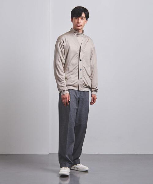 K ITO（ケーイトウ）の「【別注】＜K ITO（ケー・イトウ）＞ウールテンジク Vネック カーディガン（カーディガン/ボレロ・メンズ・グレー/ベージュ・3/2/1）」の19枚目の写真