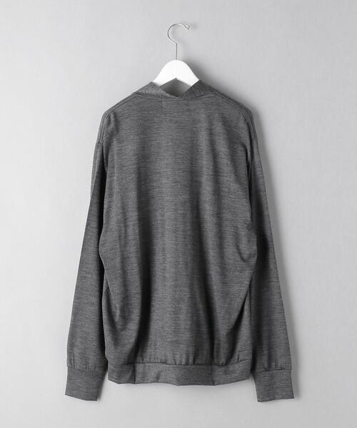 K ITO（ケーイトウ）の「【別注】＜K ITO（ケー・イトウ）＞ウールテンジク Vネック カーディガン（カーディガン/ボレロ・メンズ・グレー/ベージュ・3/2/1）」の12枚目の写真