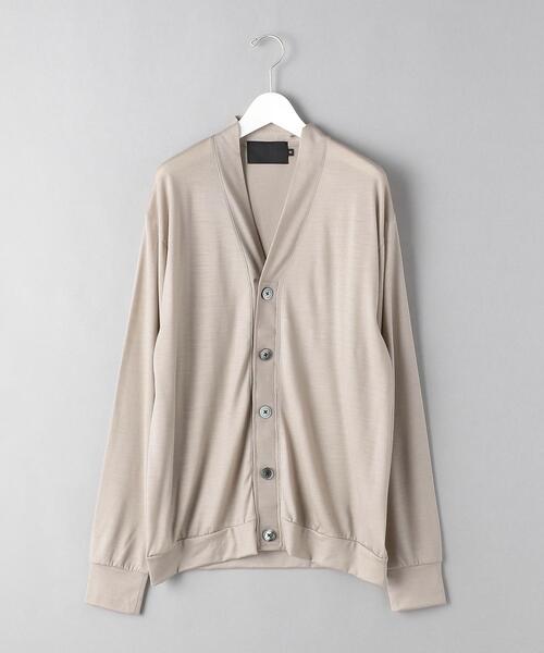 K ITO（ケーイトウ）の「【別注】＜K ITO（ケー・イトウ）＞ウールテンジク Vネック カーディガン（カーディガン/ボレロ・メンズ・グレー/ベージュ・3/2/1）」の17枚目の写真