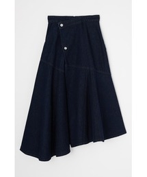 MOUSSY | ASYMMETRY WRAP スカート(デニムスカート)