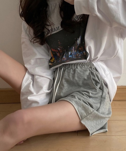 Bifrost（ビフレスト）の「スウェットショートパンツ（その他パンツ・レディース・ブラック/ホワイト/グレー・M/L）」の3枚目の写真