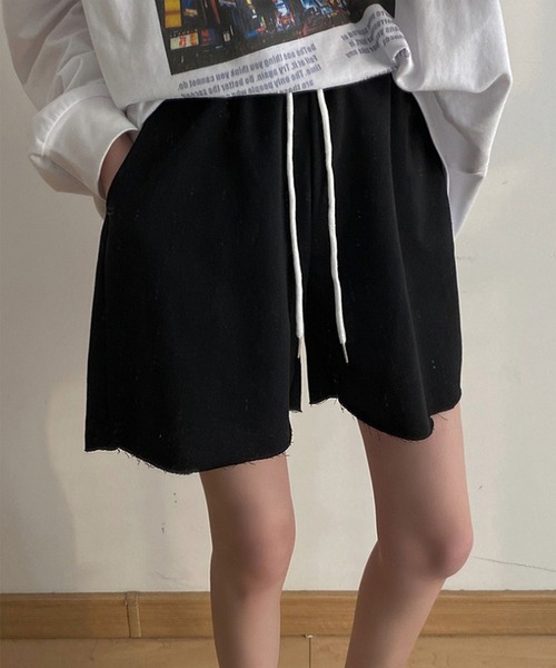 Bifrost（ビフレスト）の「スウェットショートパンツ（その他パンツ・レディース・ブラック/ホワイト/グレー・M/L）」の2枚目の写真