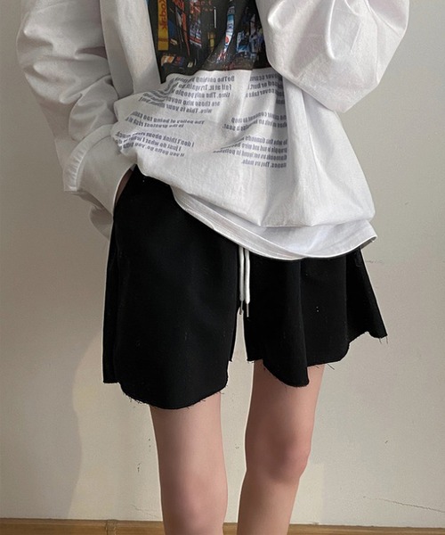 Bifrost（ビフレスト）の「スウェットショートパンツ（その他パンツ・レディース・ブラック/ホワイト/グレー・M/L）」の5枚目の写真