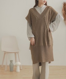 SENSE OF PLACE by URBAN RESEARCH | ロングケーブルベスト(ベスト)