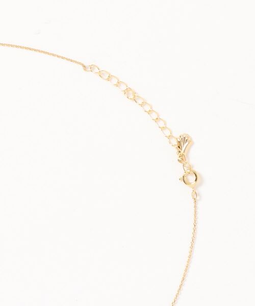 Phoebe(フィービィー)の「【金属アレルギー対応】クレッセントビジューペンダントネックレス(ネックレス・レディース・イエローゴールド/ピンクゴールド・FREE)」の10枚目の写真