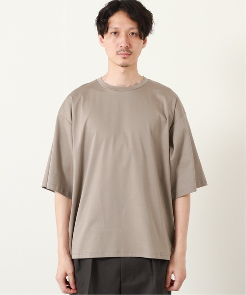 JOURNAL STANDARD（ジャーナルスタンダード）の「【人気NO.1殿堂入りベストセラー】【接触冷感】SCTCコットン ビッグシルエットTシャツ（Tシャツ/カットソー・メンズ・ホワイト/ライトグリーン/タン/ブラック系その他・SMALL/MEDIUM/LARGE）」の6枚目の写真