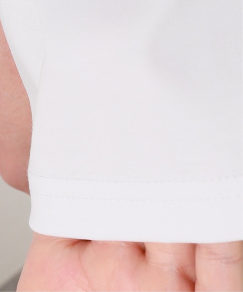 JOURNAL STANDARD（ジャーナルスタンダード）の「【人気NO.1殿堂入りベストセラー】【接触冷感】SCTCコットン ビッグシルエットTシャツ（Tシャツ/カットソー・メンズ・ホワイト/ライトグリーン/タン/ブラック系その他・SMALL/MEDIUM/LARGE）」の9枚目の写真