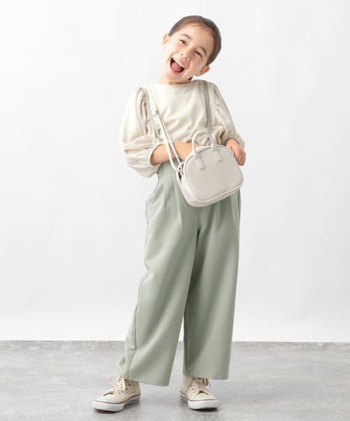 GLOBAL WORK（グローバルワーク）の「【キッズ】イージーケアサスツキパンツ/959290（その他パンツ・キッズ・ミント/ブラック/ライトパープル/ダークブラウン・110cm/140cm/120cm/160cm/130cm/100cm/150cm）」の7枚目の写真