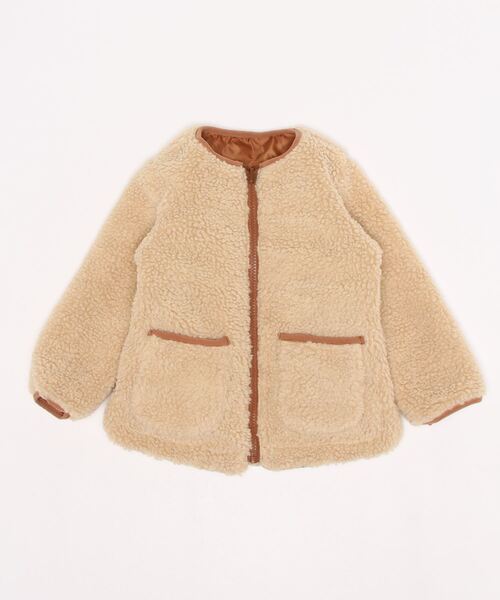 RUGGEDWORKS（ラゲッドワークス）の「リバーシブルキルトボアジャケット（ダウンジャケット/コート・キッズ・カーキ/キャメル・90/110/120/140/100/150/130）」の20枚目の写真