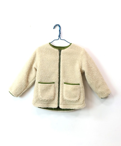 RUGGEDWORKS（ラゲッドワークス）の「リバーシブルキルトボアジャケット（ダウンジャケット/コート・キッズ・カーキ/キャメル・90/110/120/140/100/150/130）」の19枚目の写真