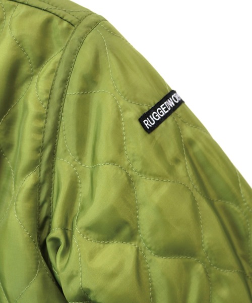 RUGGEDWORKS（ラゲッドワークス）の「リバーシブルキルトボアジャケット（ダウンジャケット/コート・キッズ・カーキ/キャメル・90/110/120/140/100/150/130）」の5枚目の写真
