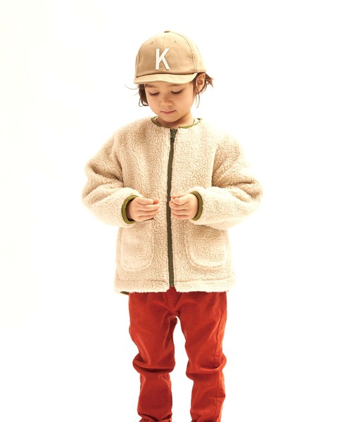 RUGGEDWORKS（ラゲッドワークス）の「リバーシブルキルトボアジャケット（ダウンジャケット/コート・キッズ・カーキ/キャメル・90/110/120/140/100/150/130）」の15枚目の写真