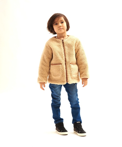 RUGGEDWORKS（ラゲッドワークス）の「リバーシブルキルトボアジャケット（ダウンジャケット/コート・キッズ・カーキ/キャメル・90/110/120/140/100/150/130）」の18枚目の写真