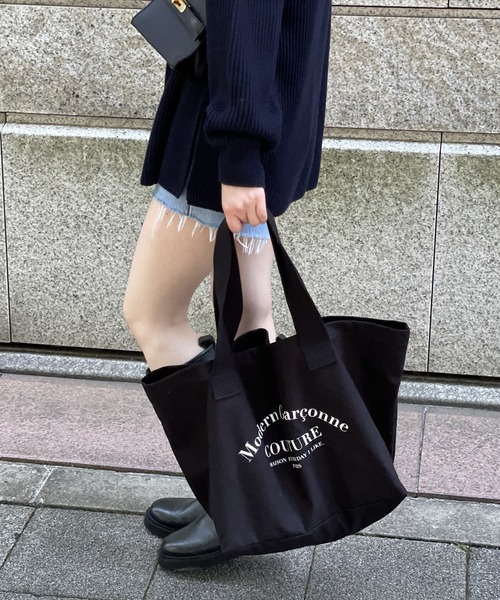 Deuxieme Classe(ドゥーズィエムクラス)の「Modern Garconne トートバッグ(トートバッグ・レディース・ブラック・FREE)」の1枚目の写真