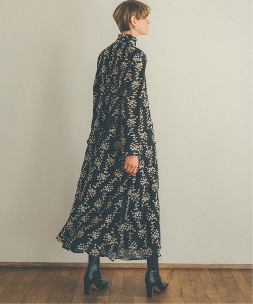 セール】【CLANE/クラネ】 STRIPE FLOWER EMBROIDERY ワンピース