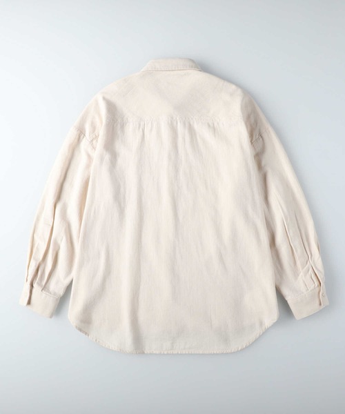 HONEYSUCKLE ROSE(ハニーサックルローズ)の「【HONEYSUCKLE ROSE】ネル無地シャツ(シャツ/ブラウス・レディース・ブラウン/オフホワイト/ライトベージュ・M/L)」の18枚目の写真