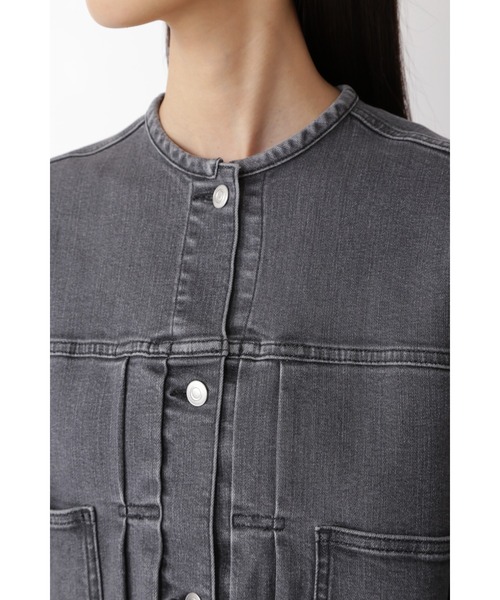 human woman（ヒューマンウーマン）の「５ｅ・デニムブルゾン（ブルゾン・レディース・グレー/ブラック・MEDIUM/SMALL）」の11枚目の写真