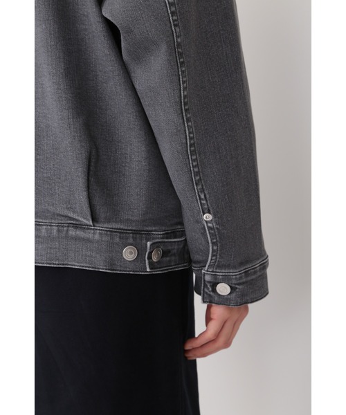 human woman（ヒューマンウーマン）の「５ｅ・デニムブルゾン（ブルゾン・レディース・グレー/ブラック・MEDIUM/SMALL）」の14枚目の写真