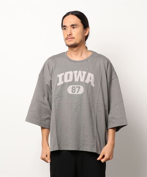 INASTUDIOS ZOO(イーナストゥディオスズー)の「「INASTUDIOS SELECT」プリントTシャツ(Tシャツ/カットソー・メンズ・ホワイト/サックスブルー/グリーン/グレイッシュベージュ/チャコール・MEDIUM/LARGE)」の8枚目の写真