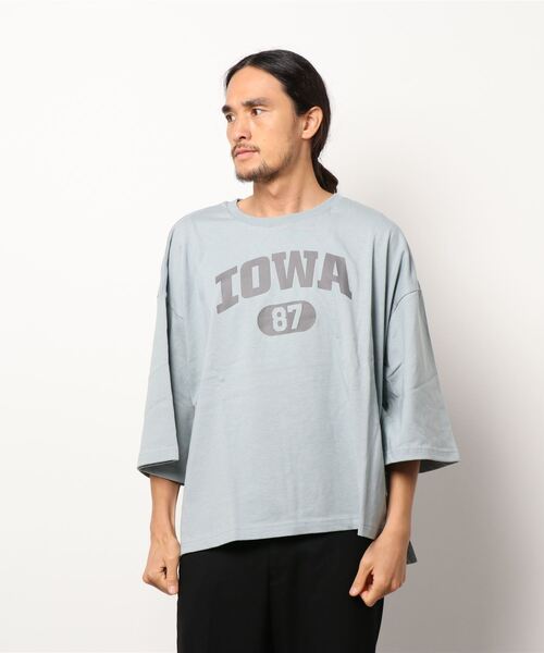 INASTUDIOS ZOO(イーナストゥディオスズー)の「「INASTUDIOS SELECT」プリントTシャツ(Tシャツ/カットソー・メンズ・ホワイト/サックスブルー/グリーン/グレイッシュベージュ/チャコール・MEDIUM/LARGE)」の10枚目の写真