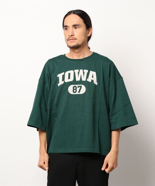INASTUDIOS ZOO(イーナストゥディオスズー)の「「INASTUDIOS SELECT」プリントTシャツ(Tシャツ/カットソー・メンズ・ホワイト/サックスブルー/グリーン/グレイッシュベージュ/チャコール・MEDIUM/LARGE)」の11枚目の写真