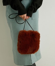 VIS | ふわふわ柔らか、フェイクファーショルダー(ショルダーバッグ)