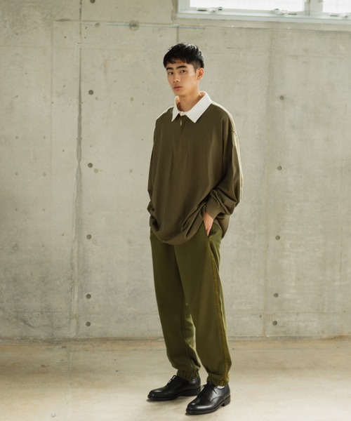 WHIMSIC（ウィムジック）の「【WHIMSIC】フレンチテリースウェットパンツ（スウェットパンツ・レディース・グレー/ブラック/オリーブ・FREE）」の14枚目の写真