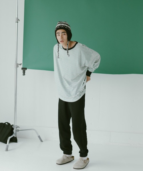 WHIMSIC（ウィムジック）の「【WHIMSIC】フレンチテリースウェットパンツ（スウェットパンツ・レディース・グレー/ブラック/オリーブ・FREE）」の21枚目の写真