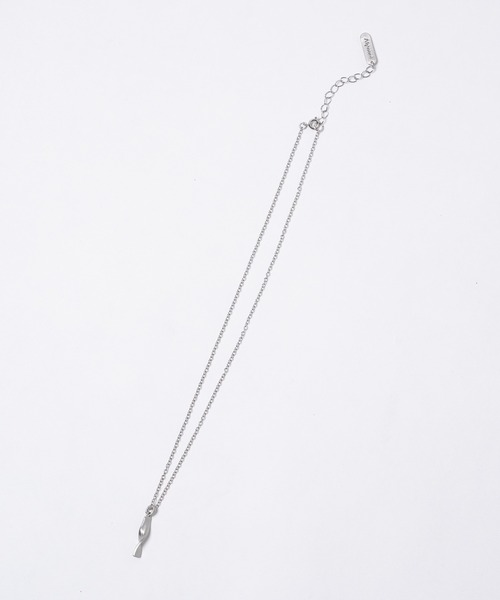 Alpinus(アルピナス)の「Alpinus - twist silver necklace / ツイストシルバーネックレス(ネックレス・メンズ・シルバー・FREE)」の9枚目の写真