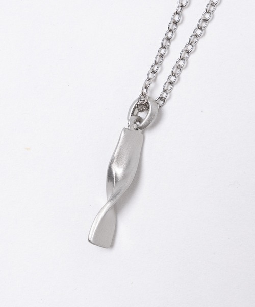Alpinus(アルピナス)の「Alpinus - twist silver necklace / ツイストシルバーネックレス(ネックレス・メンズ・シルバー・FREE)」の12枚目の写真