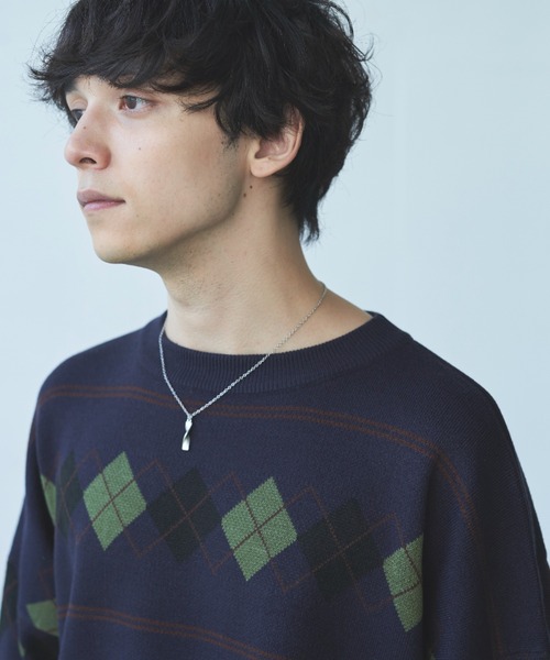 Alpinus(アルピナス)の「Alpinus - twist silver necklace / ツイストシルバーネックレス(ネックレス・メンズ・シルバー・FREE)」の4枚目の写真