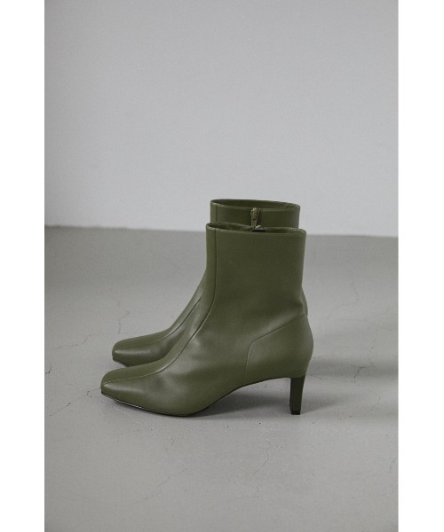 STYLEMIXER（スタイルミキサー）の「ダブルシームレザーミドルブーツ（ブーツ・レディース・ブラック/ブラウン/グリーン・SMALL/MEDIUM/LARGE）」の3枚目の写真