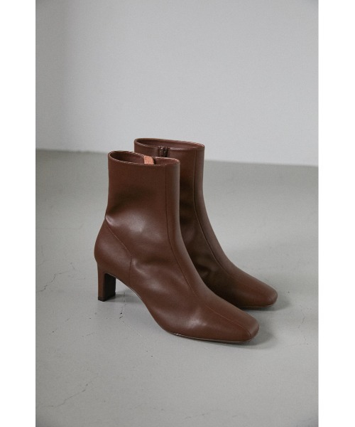 STYLEMIXER（スタイルミキサー）の「ダブルシームレザーミドルブーツ（ブーツ・レディース・ブラック/ブラウン/グリーン・SMALL/MEDIUM/LARGE）」の11枚目の写真