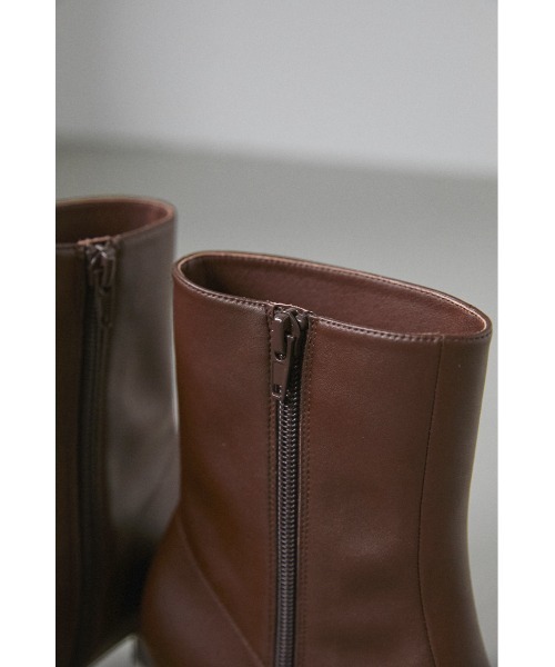 STYLEMIXER（スタイルミキサー）の「ダブルシームレザーミドルブーツ（ブーツ・レディース・ブラック/ブラウン/グリーン・SMALL/MEDIUM/LARGE）」の13枚目の写真