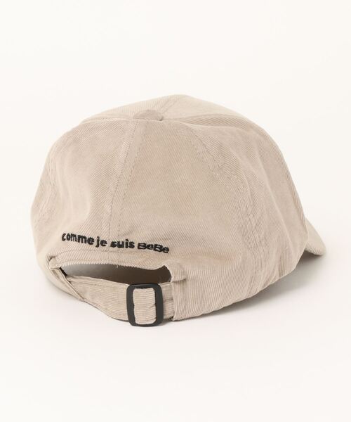 BeBe(ベベ)の「BeBe/コーデュロイロゴ刺繍キャップ(52~56cm)(キャップ・キッズ・ベージュ/ブラック・LARGE/MEDIUM)」の18枚目の写真