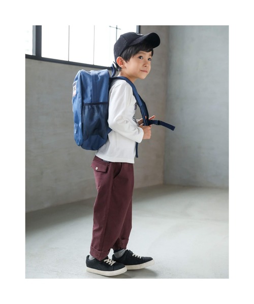 BeBe(ベベ)の「BeBe/コーデュロイロゴ刺繍キャップ(52~56cm)(キャップ・キッズ・ベージュ/ブラック・LARGE/MEDIUM)」の5枚目の写真