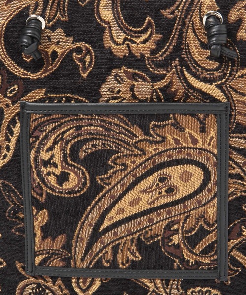 LAKOLE（ラコレ）の「ジャカードパイピングトートバッグ / 228443（トートバッグ・レディース・ブラック/ライトイエロー・FREE）」の6枚目の写真