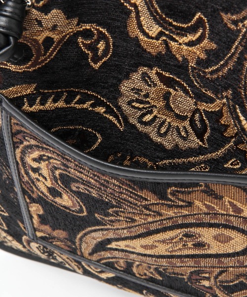 LAKOLE（ラコレ）の「ジャカードパイピングトートバッグ / 228443（トートバッグ・レディース・ブラック/ライトイエロー・FREE）」の15枚目の写真