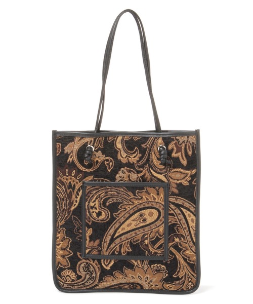 LAKOLE（ラコレ）の「ジャカードパイピングトートバッグ / 228443（トートバッグ・レディース・ブラック/ライトイエロー・FREE）」の16枚目の写真