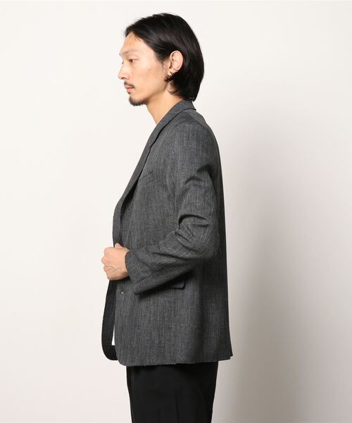 International Gallery BEAMS（インターナショナルギャラリービームス）の「IG / カットオフ 3ボタンジャケット（テーラードジャケット・メンズ・チャコールグレー/ダークブラウン・MEDIUM）」の14枚目の写真