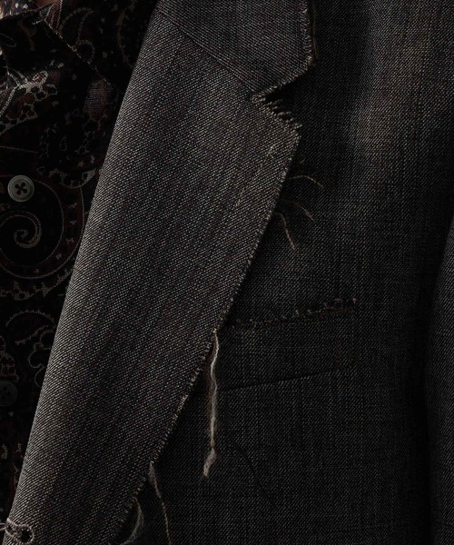 International Gallery BEAMS（インターナショナルギャラリービームス）の「IG / カットオフ 3ボタンジャケット（テーラードジャケット・メンズ・チャコールグレー/ダークブラウン・MEDIUM）」の17枚目の写真