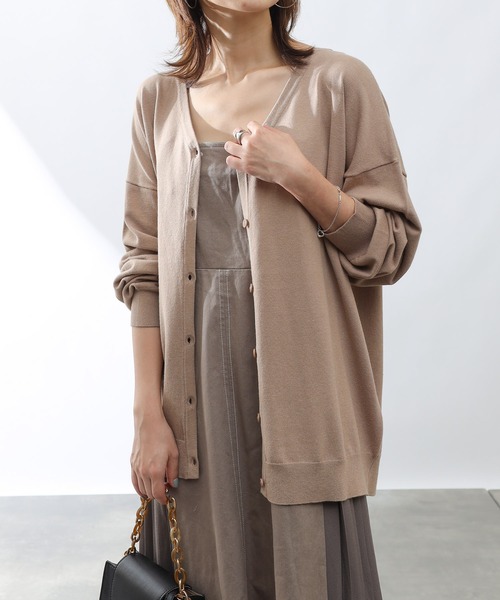 COLONY 2139（コロニートゥーワンスリーナイン）の「【乾燥機OK】カーディガン（カーディガン/ボレロ・レディース・ブラック/ベージュ/グリーン・FREE）」の2枚目の写真