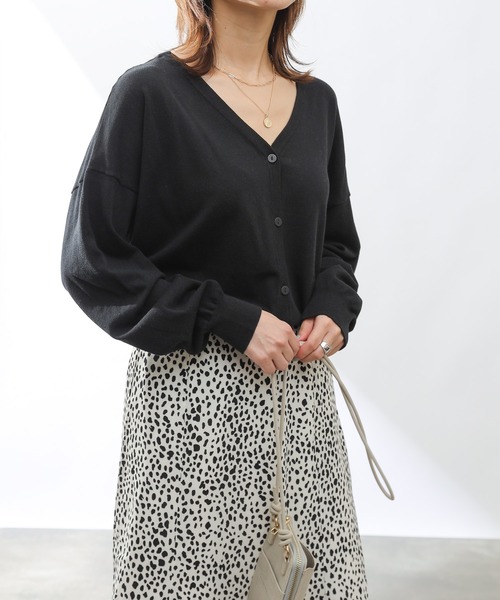 COLONY 2139（コロニートゥーワンスリーナイン）の「【乾燥機OK】カーディガン（カーディガン/ボレロ・レディース・ブラック/ベージュ/グリーン・FREE）」の22枚目の写真