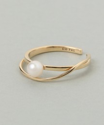 PAS TIERRA（パティエラ）の「-Maris- K10アコヤパールウェーブイヤーカフ（イヤーカフ）」