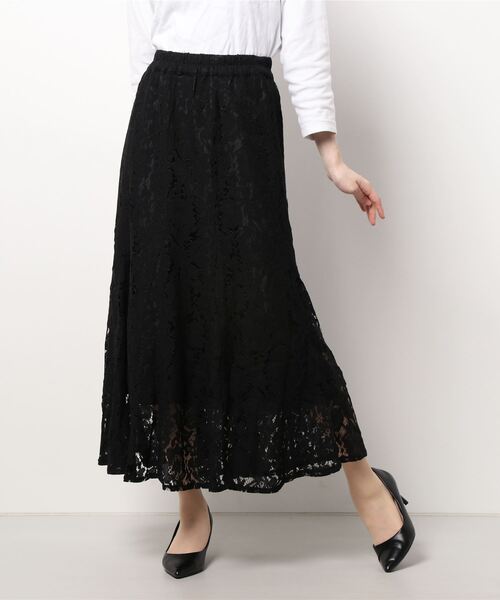 LAGLAIA(ラグライア)の「【LAGLAIA】コードレースフレアSK(スカート・レディース・ブルー/ブラック・FREE)」の12枚目の写真