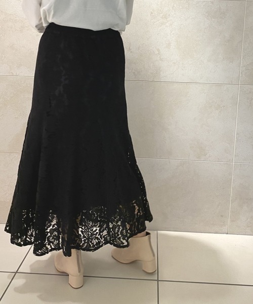 LAGLAIA(ラグライア)の「【LAGLAIA】コードレースフレアSK(スカート・レディース・ブルー/ブラック・FREE)」の10枚目の写真