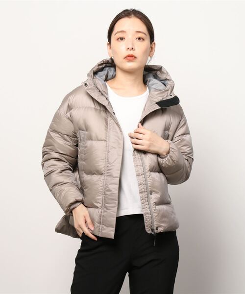 Go to by mizuno（ゴートゥーバイミズノ）の「ブレスサーモリフレクションギアミドルウエイトダウンジャケット　[ウィメンズ]（ダウンジャケット/コート・レディース・ライトグレー/ブラック/グリーン系その他2/ローズ系1・S/M/L/XL）」の2枚目の写真