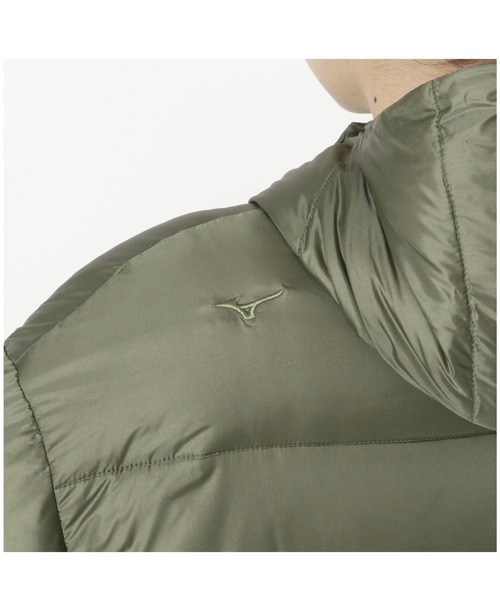 Go to by mizuno（ゴートゥーバイミズノ）の「ブレスサーモリフレクションギアミドルウエイトダウンジャケット　[ウィメンズ]（ダウンジャケット/コート・レディース・ライトグレー/ブラック/グリーン系その他2/ローズ系1・S/M/L/XL）」の10枚目の写真